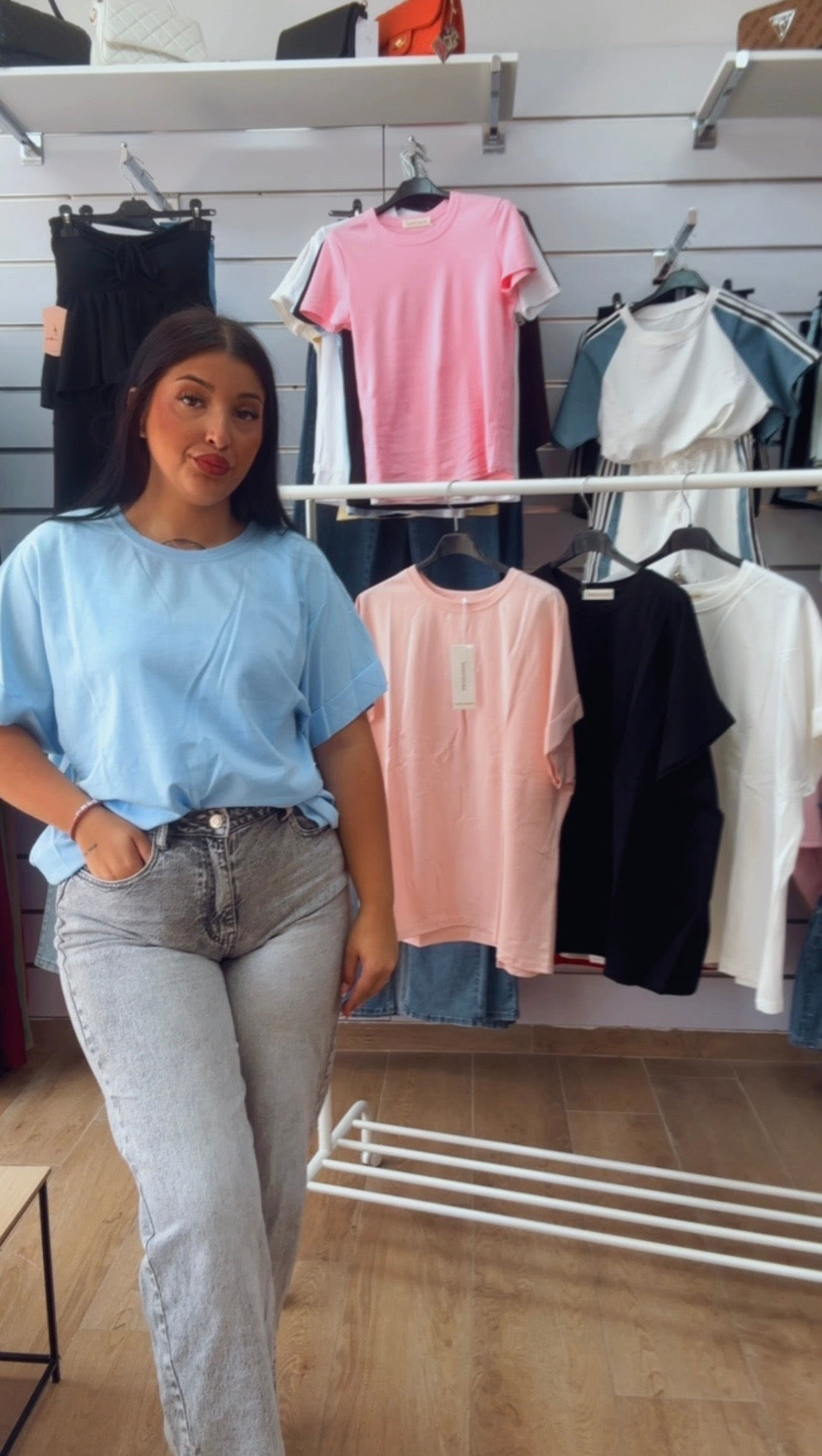 Camiseta básica oversize