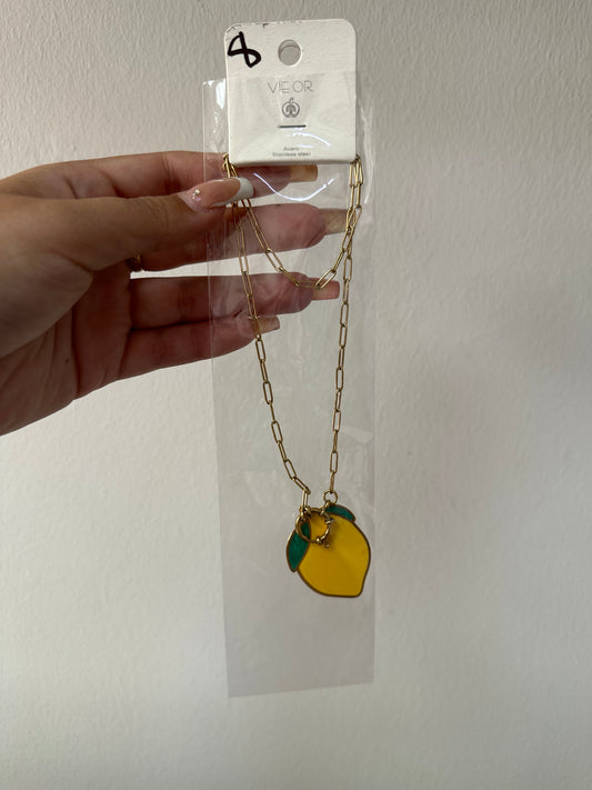 Collar limón acero