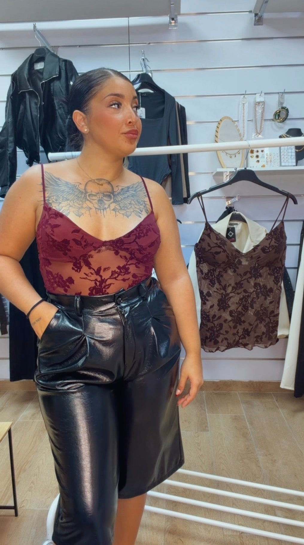 Top transparente