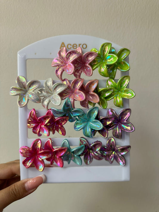 Pendientes flor