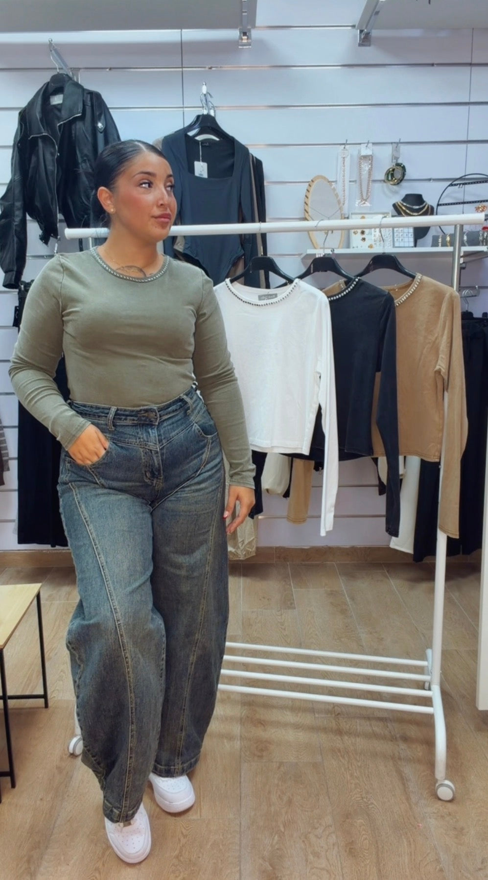 Camiseta perlitas