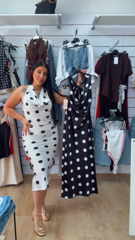 Vestido lunares diva