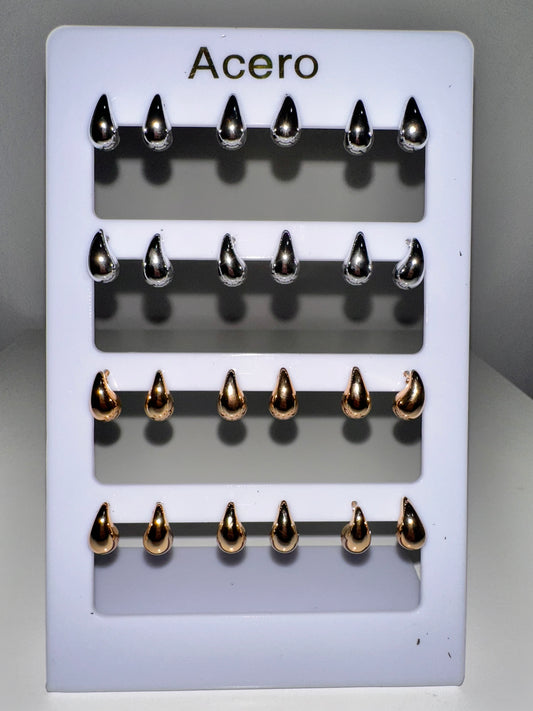 Pendientes gota pequeños