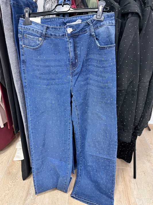 Pantalón brillo delante y detrás